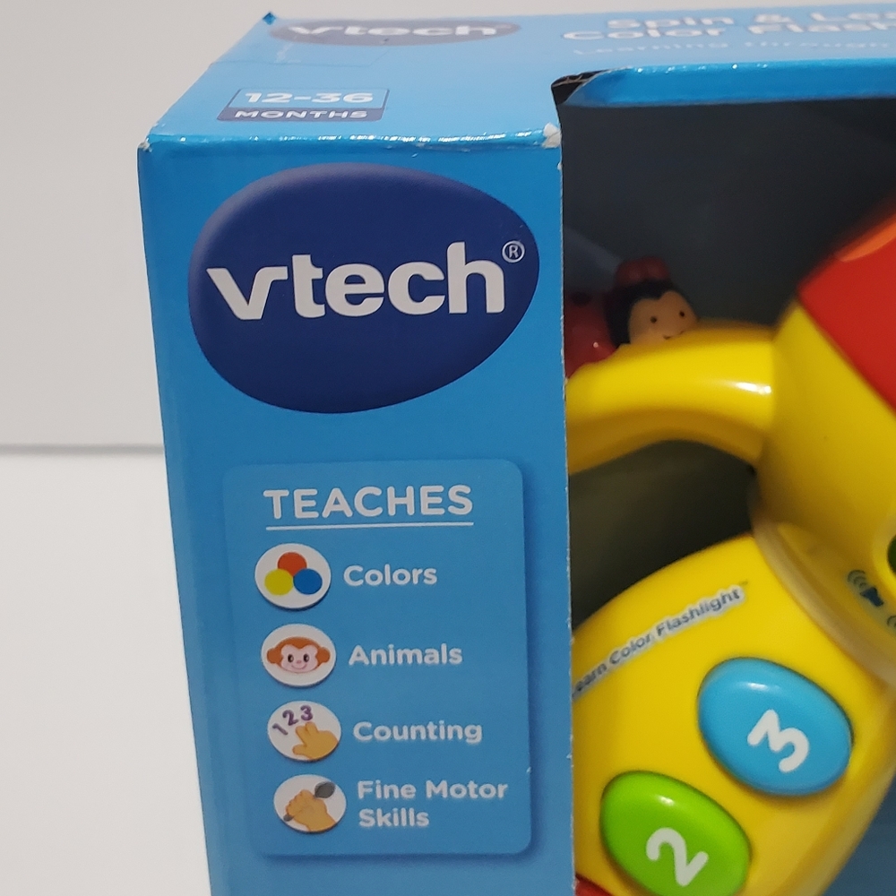 VTECH Spin & Learn Color Flashlight - Picture 4 of 6